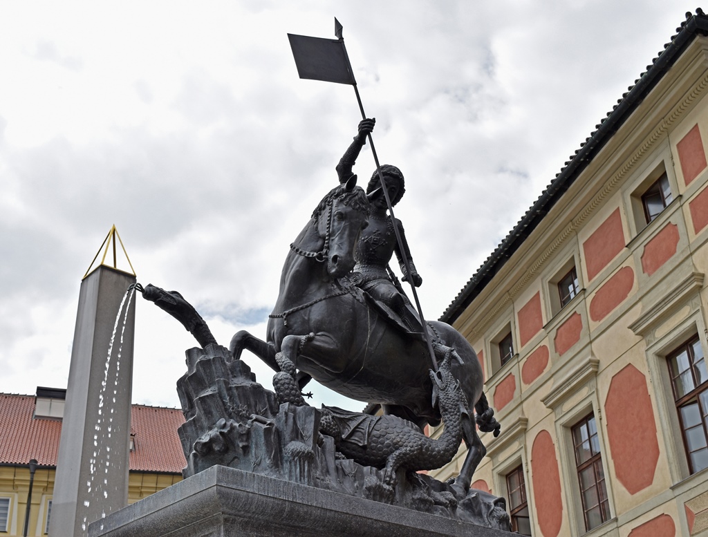 Statue of St. George, South Courtyard